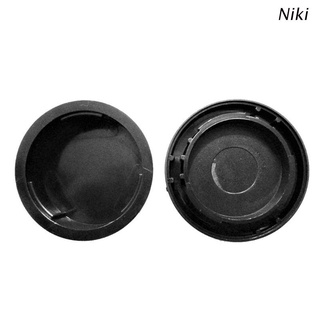 Niki F Mount Rear Lens Cap Cover + Camera Front Body Cap For N-ikon F DSLR and AI Lens Replace BF-1B LF-4