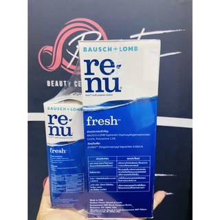 1 แถม 1💥 Renu fresh 355 ml น้ำยาล้างคอนแทคเลนส์ 355 มล. แถมฟรีขวดเล็ก 60 มล.