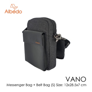 [Albedo] VANO MESSENGER BAG + BELT BAG (S)  กระเป๋าคาดเอว/กระเป๋าเอกสาร/กระเป๋าคาดอก รุ่น VANO - VN00599