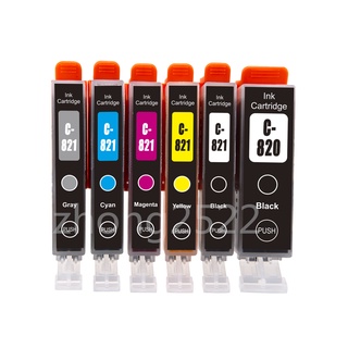 [สต็อกประเทศไทย]5 Pack PGI-820 821 Ink Cartridge for CanonPIXMA iP3680 iP4680 iP4760 MP545 MP558 MP568 MP628 MP638