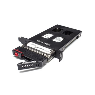 PCI 2.5"SATA HDD Mobile Rack Dock for 7.0/9.5mm 2.5" SATA III HDD/SSD Black