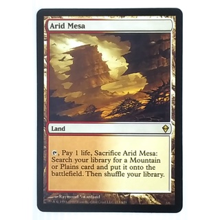 MTG Card White Core - Land - Arid Mesa 211/219 (Magic: The Gathering -  English Proxy Card)