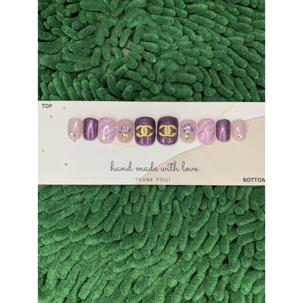 เล็บเจลแท้ รหัสA8 Size M