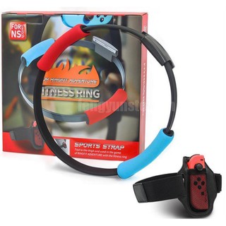 Ring-Con for Nintendo Switch Fitness แหวนออกกําลังกายโยคะ + สายคล้องขาสําหรับ Nintendo (ไม่ได้แถมจอย)