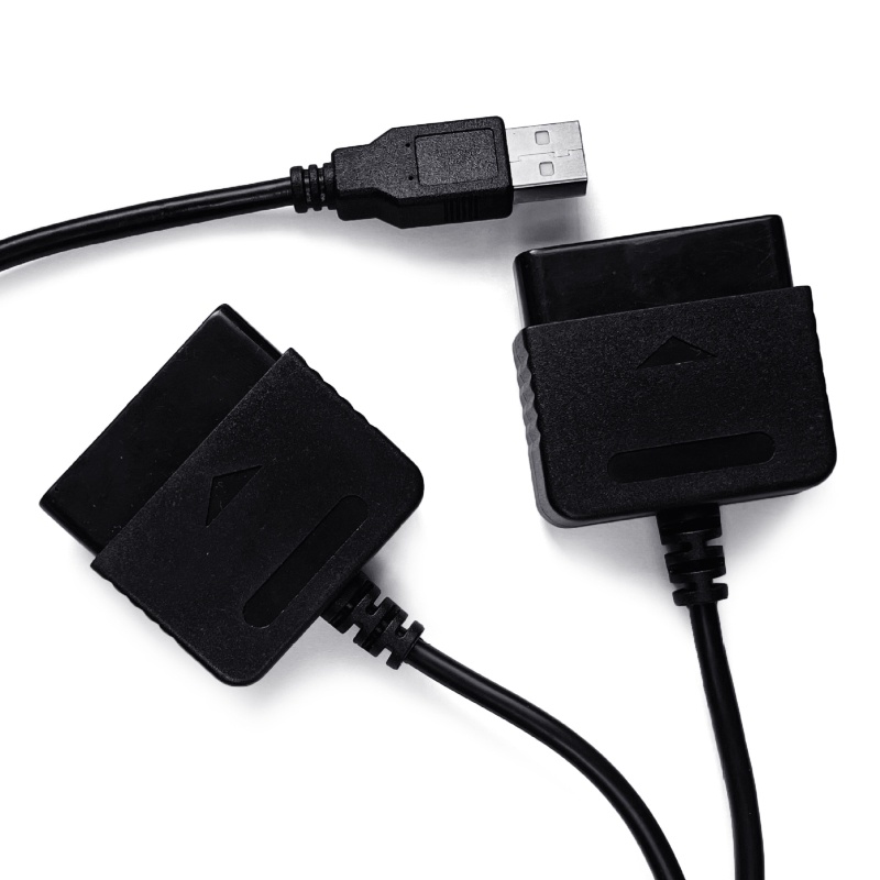 Kok 2 in 1 อะแดปเตอร์แปลง USB สําหรับ Ps2 เป็น PS3 Joypad Gamepad PC Video Games #4