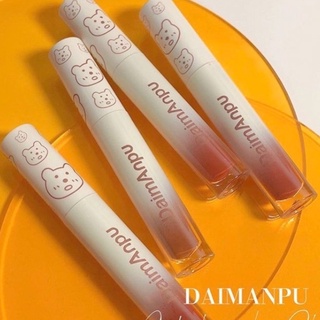 DAIMANPU Cute Bear ลิปสติก ลิปแมท Lip gloss สไตล์เกาหลี lipstick เครื่องสำอาง.023