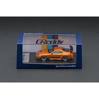 Ignition Model 1/64 Toyota Supra (JZA80) RZ Orange Metallic GReddy