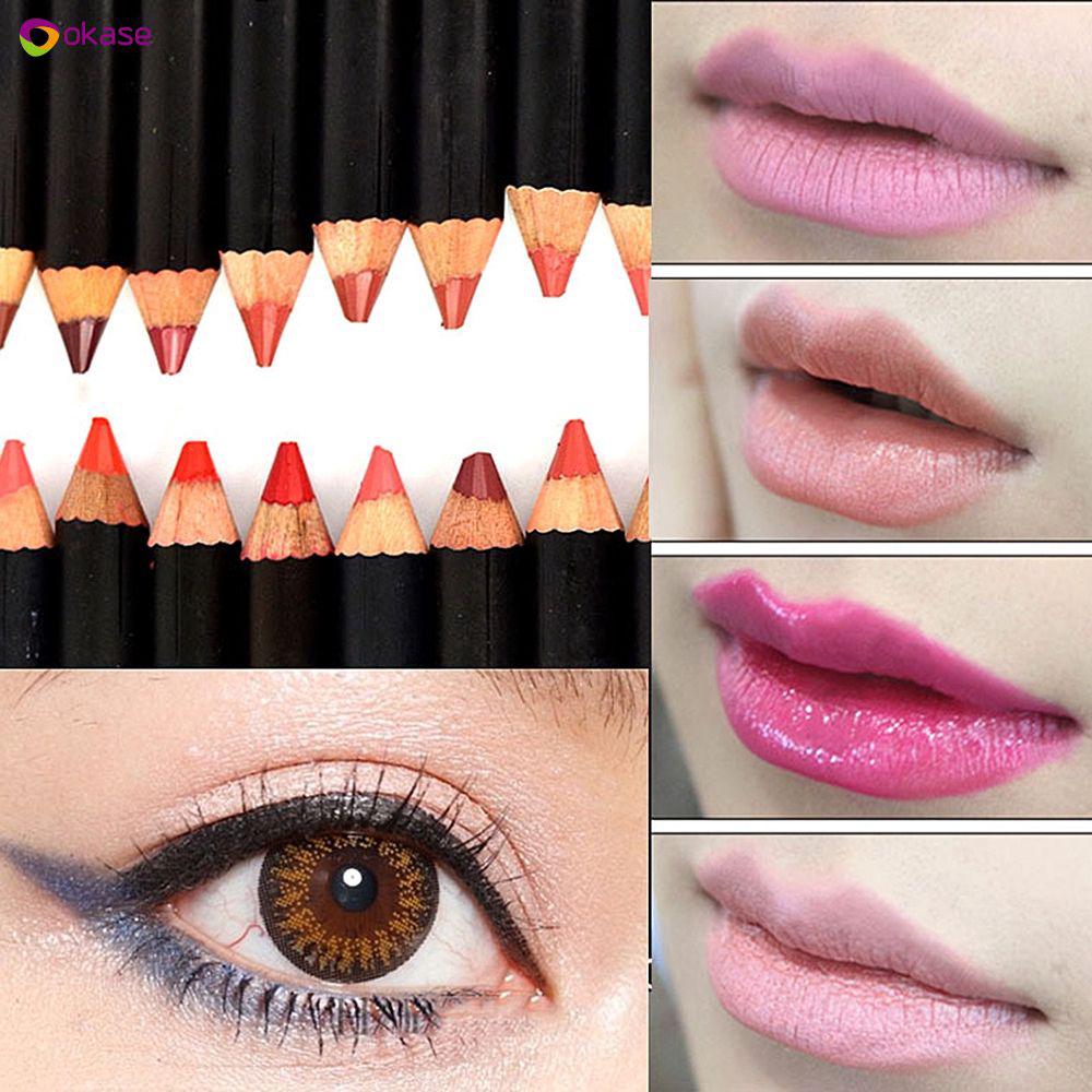 🔥ของแท้ 🔥💋Party Queen ปากกาลิปสติก Wooden Lip Liner Waterproof Lip Pencil Lipstick Pen💋
