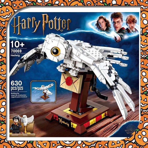 CHAMAA เลโก้จีน บล็อตตัวต่อ 70069 แฮร์รี่ พอตเตอร์ harry potter นก นกฮูก hedwig เฮ็ดวิก ของเล่น เสริ