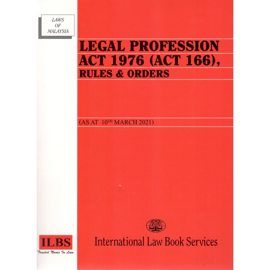 LEGAL PROFESSION ACT 1976 ACT 166