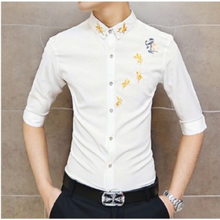 Following เสื้อเชิ้ตแฟชั่น รุ่น KA56W (WHITE)