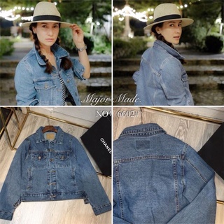 Denim Jacket แจ๊คเก็ตยีนส์แขนยาว ป้าย Major Made