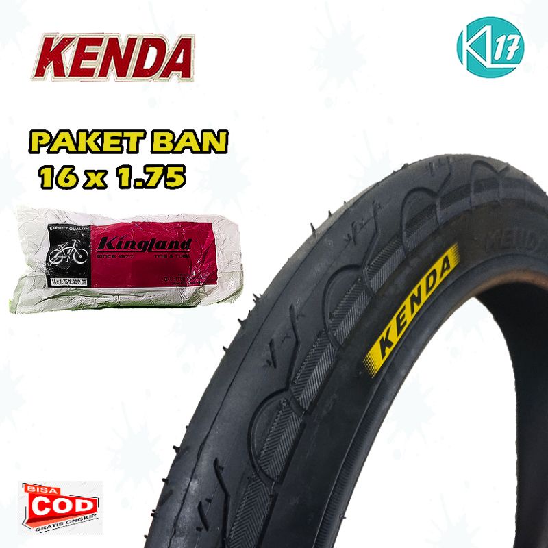 KENDA ยางนอก 16 x 1.75 ยางจักรยาน บางสิ่งบางอย่าง 16 ยางนอกจักรยาน เด็ก & 39;ส ยางรถจักรยานพับยางจัก