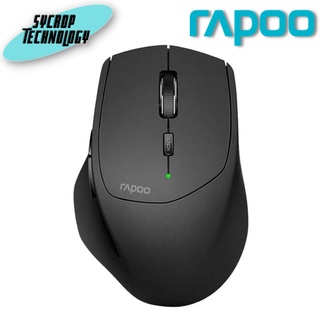 RAPOO MOUSE (เมาส์ไร้สาย) MT550-BK MULTI-MODE WIRELESS MOUSE (MT550-BK) BLACK