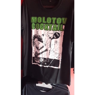 เสื้อยืด พิมพ์ลาย Molotov COCKTAIL PUNK Music