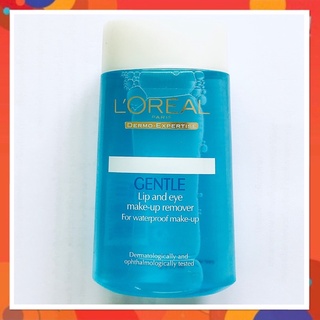 ลอรีอัล Loreal Paris Gentle Lip&amp; Eye Make-Up Remover 125ml LOreal เจนเทิล ลิปอาย รีมูฟเวอร์