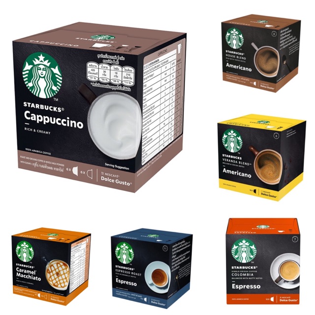 [พร้อมส่ง]STARBUCKS ® by NESCAFÉ Dolce Gusto  Coffee Capsule