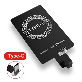 🔥🔥🔥แผ่นรับสัญญาณชาร์จไร้สาย Qi Wireless Charger Receiver แผ่นรับรองการชาร์จ สำหรับโทรศัพท์ iPhone/Micro USB/Type-C