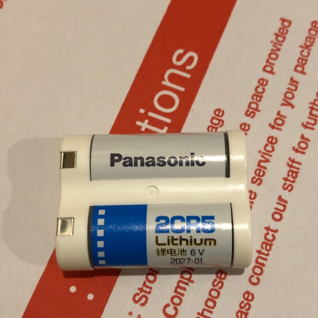 ถ่าน Panasonic 2cr5 ราคาถูก ยังไม่ได้ใช้งานอะไรสักนิดเลย