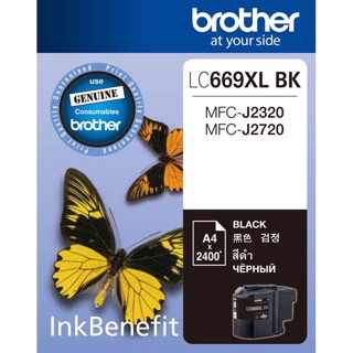 Brother LC-669XL  Black   LC-665XL  (Cyan/Magenta/Yellow) ของแท้ 4 สี