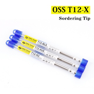 หัวแร้งบัดกรีเหล็ก OSS T12 T12-X BLS BJS SKUS KU Uk LS ILS คุณภาพสูง สําหรับสถานีบัดกรี T12