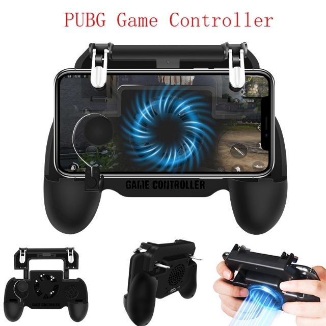 SP + PUBG Mobile Controller พัดลมระบายความร้อน 3 ใน 1 Gamepad L1R1 เกมมือถือ Trigger จอยสติ๊กสําหรับ
