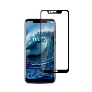 2PCS กระจก Nokia 5.1 Plus Nokia 5 Tempered Glass Full Cover Glass Screen Protector กระจกครอบเต็ม ป้องกันหน้าจ