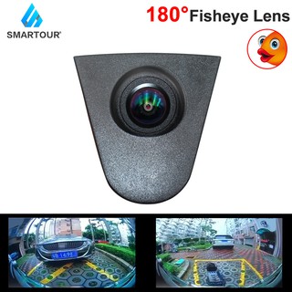 Smartour กล้องมองหน้ารถยนต์ Ccd HD Night Vision 180 องศา สําหรับ Honda Accord Civic Fit City