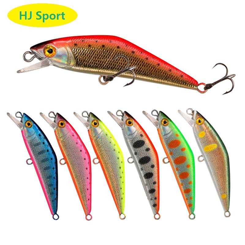 <1PC> 63mm 5g Sinking Minnow Fishing Lures  Wobbler Hard Swimbiat