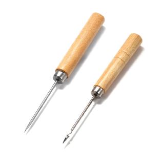 AWL อุปกรณ์เครื่องมือสําหรับใช้ในการเย็บผ้าเครื่องหนัง 2 ชิ้น