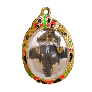 Thai Elephant Luck Amulet Necklace Pendant