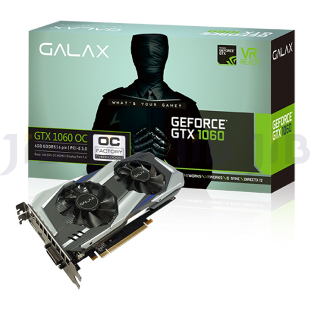 GALAX GeForce GTX 1060 OC 6GB GDDR5 (3Y Warranty)
