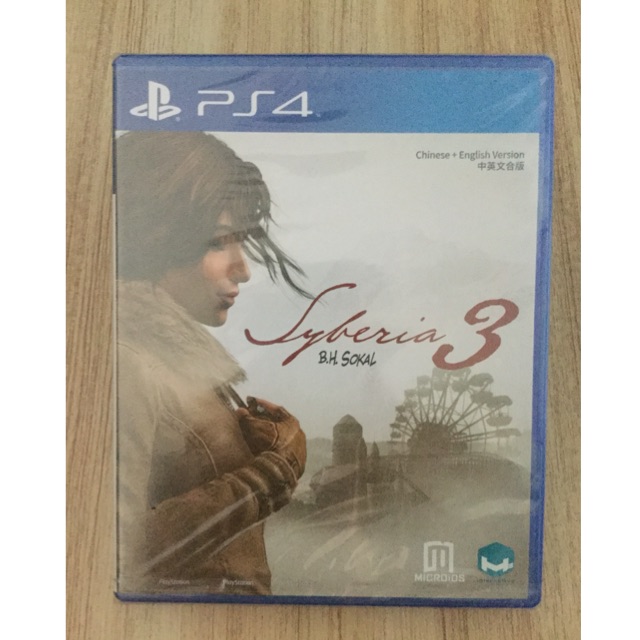 แผ่นเกม ps4 syberia 3 มือหนึ่ง