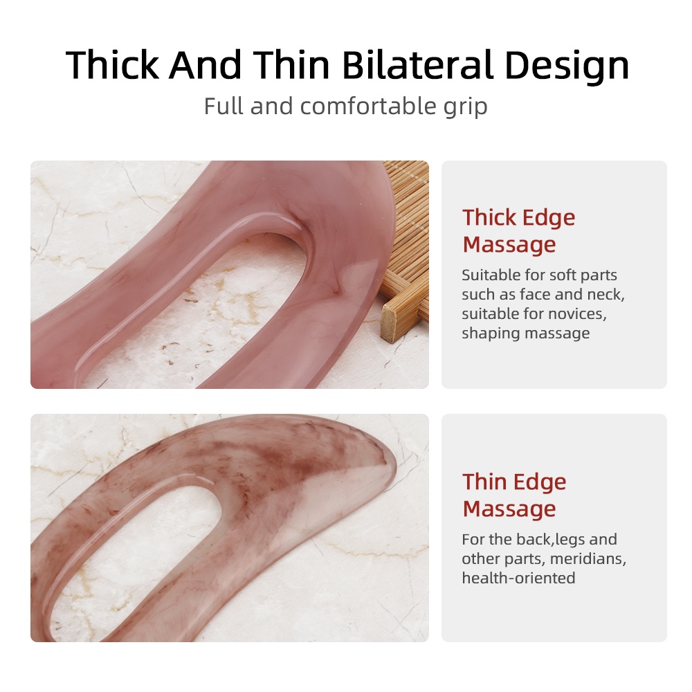 เครื่องมือนวดกัวซา ขนาดใหญ่ ป้องกันเซลลูไลท์ สําหรับนวดร่างกาย - รูปที่ 4