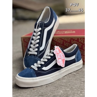 รองเท้า Vans Old Skool Blue 🌲🔥 สินค้าพร้อมกล่อง