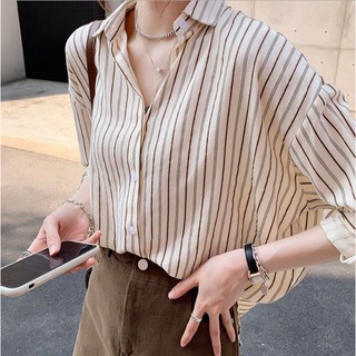 เสื้อเชิ้ตผู้หญิงแขนยาว สไตส์เกาหลี S01