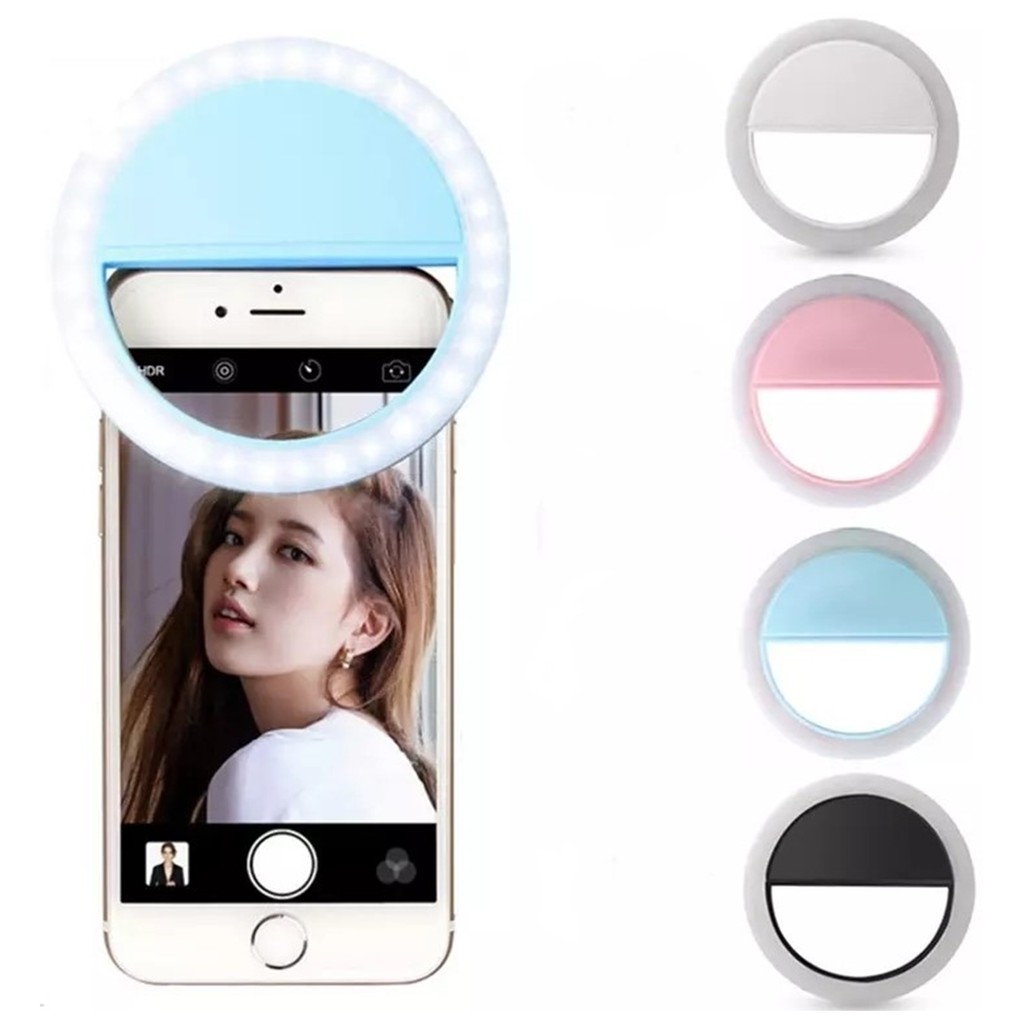 ไฟเซลฟี่ ถ่ายรูปสวย ภาพออกมาสว่างสดใส Selfie Ring Linght LED ปรับความสว่างได้ 3 ระดับ