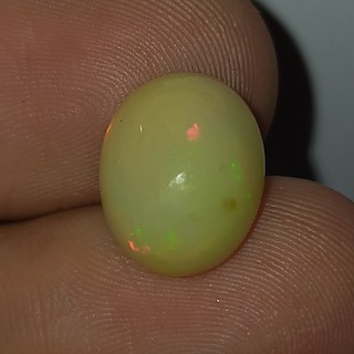 พลอย โอปอล เอธิโอเปีย ธรรมชาติ แท้ ( Natural Opal Ethiopia ) หนัก 4.28 กะรัต