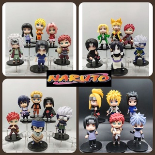 โมเดล นารูโตะ Naruto ยกชุด 6 ตัว สุดคุ้ม ขนาด 10 cm. ราคาถูก พร้อมส่ง เก็บเงินปลายทางได้