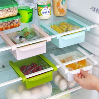 ที่เก็บอาหารในตู้เย็น ลิ้นชักเพิ่มที่เก็บของในตู้เย็น ลิ้นชักเก็บของใต้โต๊ะ อเนกประสงค์ ลิ้นชักเล็ก