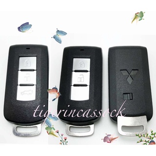 ปลอกกุญแจ 2/3 ปุ่ม แบบเปลี่ยน สําหรับ mitsubishi Outlander ASX Attrage Triton เป็นต้น เคสกุญแจรีโมทรถยนต์ แบบไร้กุญแจ