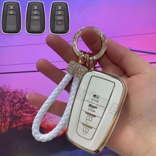 เคสกุญแจรีโมทรถยนต์ สําหรับ TPU กันรอยขีดข่วน สําหรับ Toyota Corolla Altis Corolla Cross Camry CHR RAV Toyota เคส รีโมทรถยนต์ Camry เคส กุญแจ รถยนต์ Cross Toyota เคส กุญแจรถยนต์ Toyota camry เคสกุญแจ