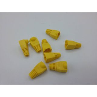 ปลั๊กบูทส์ Plug Boot ปลอกสวม RJ45 สีเหลือง