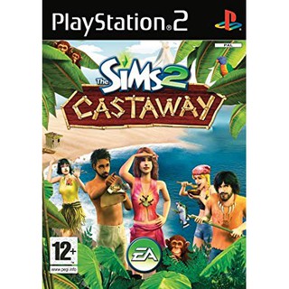 แผ่นPS2 The Sims 2 castaway แผ่นปั้ม ปลายทางได้