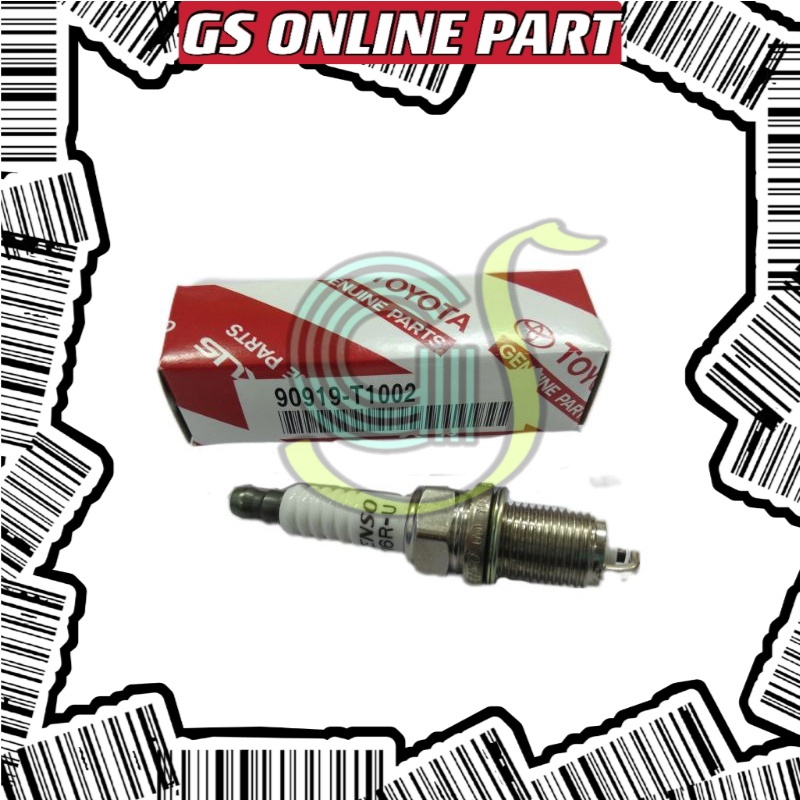 (1ชุด) SPARK PLUG VIOS NCP93 NCP150 NCP42 ALTIS ZZE122 ZZE142 WISH ZNE10 TOYOTA DENSO 90919-T1002 (K