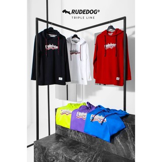 Rudedog เสื้อหมวกรู้ดด้อกแขนยาว ลาย Tripple Line มี 6 สี (ตรวจสอบสต๊อคสินค้าที่ช่องแชทก่อนสั่งซื้อด้วยนะคะ)