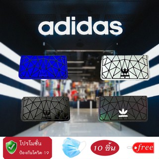 ADIDAS FACTORY 3D WALLET  กระเป๋าสตางค์ คอลเลคชั่นล่าสุดดีไซน์แนวสปอร์ต 3D ใช้งานแบบซิปรอบ พร้อมแมส 10ชิ้น