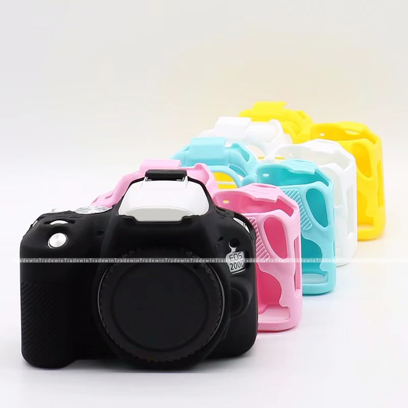 Canon EOS 200DII ยางซิลิโคนกล้องสําหรับ Canon EOS 200D Mark II