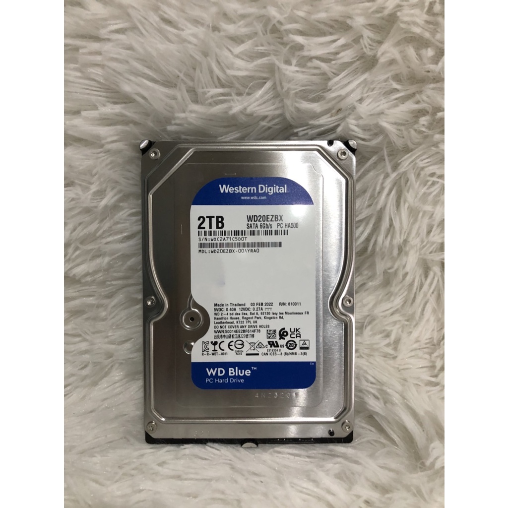 HDD WD BLUE - 7200RPM SATA3 2TB 3.5"