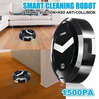 SMART ROBOT หุ่นยนต์ดูดฝุ่นเก็บเศษขยะอัตโนมัติ กวาด ดูด ทำความสะอาดได้ทั่วถึง ด้วยระบบเข็มทิศ Gyroscope Navigation